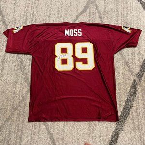 Signed Santana Moss Vintage Washington Redskins Jersey